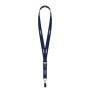 Afneembare polyester lanyard in Pantone-kleur met zeefdruk en bulldogclip Afneembare polyester lanyard in Pantone-kleur met zeefdruk en bulldogclip
