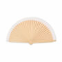 WOODFAN - Houten handwaaier - Wit
