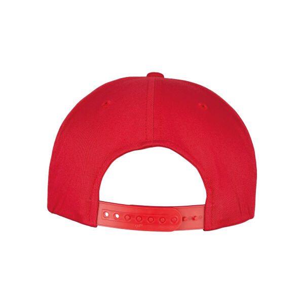Snapback-Cap aus biologischer Baumwolle RED One Size