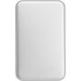 Aluminium solar powerbank Drew zilver