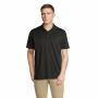 PITCHER - PITCHER UNISEX POLO - M - Zwart