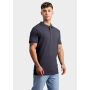 L&S Polo Basic Cot/Elast SS for him 2748c Royal Blue-M