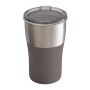 Drinkbeker RETUMBLER-MEZZO - bruin, zilver