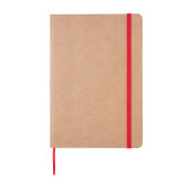 A5 kraft notitieboek, rood
