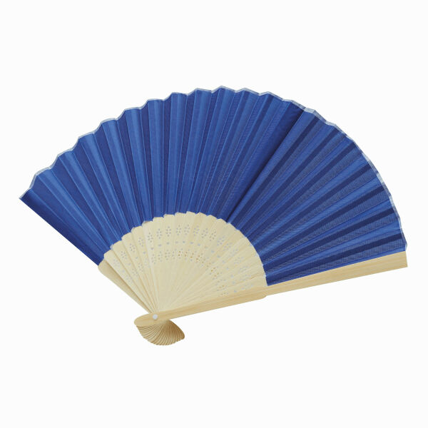 BAMBOO COOL - Opvouwbare waaier kobaltblauw BAMBOO COOL - Opvouwbare waaier kobaltblauw