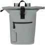 Resi Plus GRS gerecyclede rechthoekige bedelsleutelhanger - Grijs