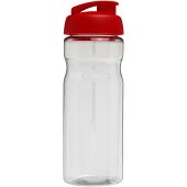 H2O Active® Eco POP Base 650 ml sportfles met kanteldeksel - Transparent/Rood