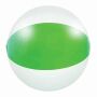 Opblaasbare PVC strandbal  ATLANTIC SHINY groen, wit