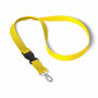 Afneembare polyester lanyard in Pantone-kleur met zeefdruk en ovale haak Afneembare polyester lanyard in Pantone-kleur met zeefdruk en ovale haak