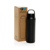 Aviana™ Rowan RCS Recycled Water Fles 470 ML, zwart