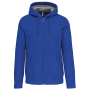 Sweatvest met capuchon Light Royal Blue XL