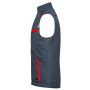 Workwear Softshell Padded Vest - COLOR - carbon/red XS