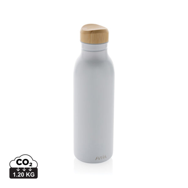 Avira Alcor RCS gerecycled RVS enkelwandige waterfles 600ML, wit Avira Alcor RCS gerecycled RVS enkelwandige waterfles 600ML, wit
