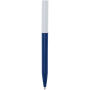 Unix balpen van gerecycled plastic (zwarte inkt) - Marineblauw