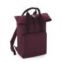 Rugzak met dubbel hengsel Burgundy One Size Rugzak met dubbel hengsel Burgundy One Size