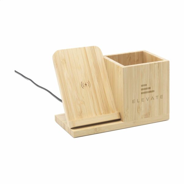 Bamboo Boss 15W Ladestation/Stifthalter - bambus Bamboo Boss 15W Ladestation/Stifthalter - bambus