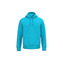 Ecologische uniseks sweater met capuchon Light Turquoise XXS