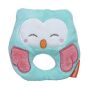 Owl with a rattle - turquoise