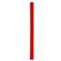 Geleverd in volledige rollen van 100 meter, wat overeenkomt met ongeveer 150 hoedenbanden. Geschatte afmetingen van de individuele band: 67 cm x 3,2 c - rood