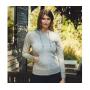 LADIES HOODIE WITH ZIP, SPORT GREY, XXL, NEUTRAL LADIES HOODIE WITH ZIP, SPORT GREY, XXL, NEUTRAL