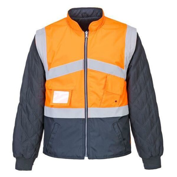 Hi-Vis ademend 2-in-1 contrast omkeerbaar jack Hi-Vis ademend 2-in-1 contrast omkeerbaar jack