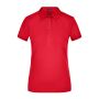 Ladies' Elastic Polo Piqué red S