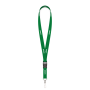 Afneembare polyester lanyard in Pantone-kleur met zeefdruk en J-haak Afneembare polyester lanyard in Pantone-kleur met zeefdruk en J-haak