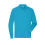 Men's Workwear-Longsleeve Polo turquoise XXL
