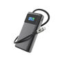 Quantum RCS ultra-fast PD45W 10.000mAh powerbank met scherm, grijs, zwart