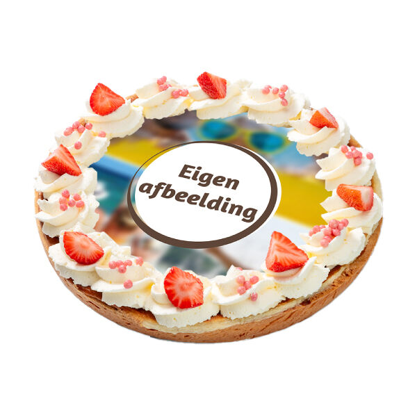 Aardbeien bavaroisvlaai