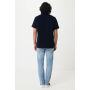 IQONIQ Kakadu relaxed gerecycled katoen t-shirt, donkerblauw (XXS)
