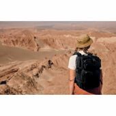 CARRYCONFI - 600D RPET outdoor rugzak - Zwart