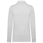 Bio180 piqué herenpolo lange mouwen White XS
