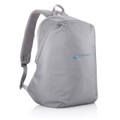 Bobby Soft, anti-diefstal rugzak, grijs, blauw