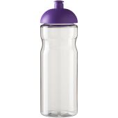 H2O Active® Eco Base 650 ml sportfles met koepeldeksel - Transparent/Paars H2O Active® Eco Base 650 ml sportfles met koepeldeksel - Transparent/Paars