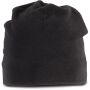 Muts van fleece black one size