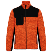 Fluorescent Orange Melange / Black