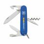 Victorinox Spartan zakmes in geschenkdoos - transparant blauw