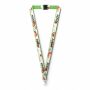 Polyester keycord met gesublimeerde satijnen overlay