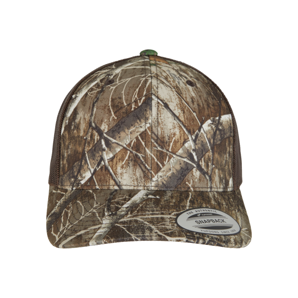 Retro Trucker pet met boomcamouflage Retro Trucker pet met boomcamouflage