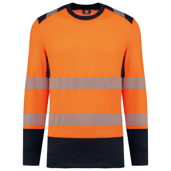 Gerecyclede veiligheidssweater ronde hals