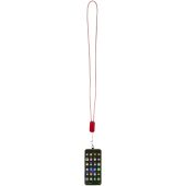 Anser gerecycleerde plastic smartphonesnoer met geïntegreerde 27W 5-in-1 kabel - Rood