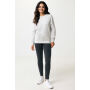 IQONIQ Etosha lichtgewicht gerecycled katoen sweater, light heather grey (S)