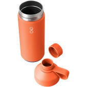 Big Ocean Bottle 1000 ml vacuümgeïsoleerde waterfles - Zon oranje
