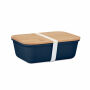 THURSDAY - Lunchbox PP bamboe deksel 1L - Marineblauw
