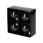 JENS Living Glitter Kerstballen Zwart /4 JENS Living Glitter Kerstballen Zwart /4
