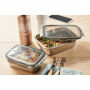 LOX - Lunchbox 850ml - Transparant Grijs