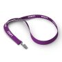 Polyester lanyard met reflecterende draden
