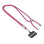 Crossbody, trendy duotone lanyard telefoonhouder van polyester