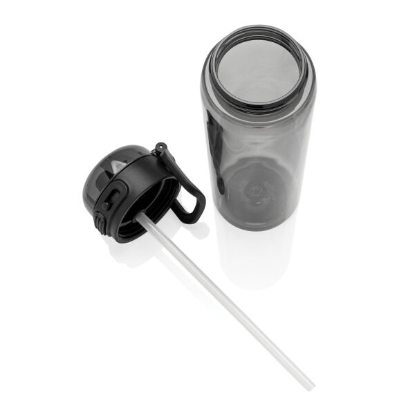 SipnLock RCS RPET Leakproof sport water fles 800ML, zwart SipnLock RCS RPET Leakproof sport water fles 800ML, zwart